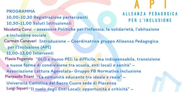 Convegno Continuità e coerenza educativa nei diversi contesti di vita: scuola e servizi territoriali